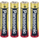 Panasonic LR03PPG Compatible 4-pack Gold/Red