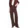 Mango Danila Wide Leg High Rise Jeans - Chocolate