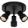 Nordlux Boston Black Ceiling Flush Light