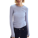 H&M Ribbed Top - Light Dusty Blue