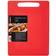Chef Aid Poly Large Red Chopping Board 40cm
