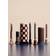 Hay Column Candle 0008 - Milky Green - Dark Blue Stearinlys