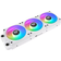 Thermaltake CT140 EX ARGB Sync PC Cooling Fan White (3-Pack) 140mm