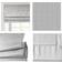 Madison Park Galen Basketweave Grey 58x163cm
