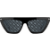 HUGO BOSS Black-acetate sunglasses with monogram-patterned lenses