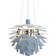 Louis Poulsen PH Artichoke Dusty Blue Brass Metallised Ø480 Pendel ∅ 48cm