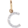 Mejuri A to Z Letter Charm - Gold/Diamonds