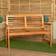 Samuel Alexander Waimea 2 Seater Outdoor Brown Garden Bench