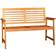 Samuel Alexander Waimea 2 Seater Outdoor Brown Garden Bench