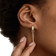 Mejuri Single Bar Hoop Charm - Gold