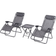 OutSunny 84B-271CG - Light Grey Reclining Chair