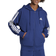 adidas Men Essentials 3-Stripes French Terry Full-Zip Hoodie - Dark Blue/White