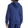 adidas Men Essentials 3-Stripes French Terry Full-Zip Hoodie - Dark Blue/White