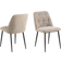 Furniture To Go Brooke Beige/Taupe Kitchen Chair 2pcs