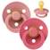 Bibs Colour Latex Size 1 Dusty Pink/Coral 2-pack