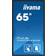 Iiyama IIYAMA TF6539AS-B1AG Digital Fladpaneldisplay