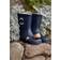 Aigle Kid's Rain Boots Mikk-Line Solid - Blue