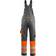 Mascot 15669-860-01014 Bib & Brace with Kneepad Pockets - Dark Anthracite/Hi-Vis Orange