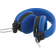 Deltaco Wired On-Ear Headset Blue