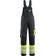 Mascot 15669-860-01014 Bib & Brace with Kneepad Pockets - Black/Hi-Vis Yellow