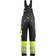 Mascot 15669-860-01014 Bib & Brace with Kneepad Pockets - Black/Hi-Vis Yellow