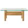Audo Copenhagen Brasilia 100x100 cm Natural Oak-Clear Glass - Brun Soffbord 100x100cm