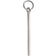 Mejuri Single Bar Hoop Charm - White Gold