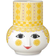 Bjørn Wiinblad Olga Gul 9 cm Porcelæn Lysestage 9cm