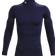 Under Armour ColdGear Men's Compression Mock Long Sleeve Top - Midnight Navy/White