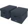 Leitz Fabric Storage Box with Lid Small 2-pack Velvet Grey