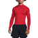 Under Armour ColdGear Men's Compression Mock Long Sleeve Top - Red/White