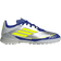 adidas Kid's F50 League TF - Silver Metallic/Solar Yellow/Lucid Blue