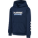 Hummel HmlJr Logo Hoodie Junior Sportsweatshirt - Navy/Royalblå/Hvid