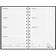 Mini Planner Ugekalender Sort Vinyl 2026