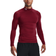 Under Armour ColdGear Men's Compression Mock Long Sleeve Top - Cardinal/White