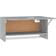 vidaXL Compact Concrete Grey Wall Cabinet 70x35cm
