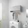 vidaXL Compact Concrete Grey Wall Cabinet 70x35cm