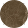 GUBI TS Marble Brown Emperador/Black Coffee Table 80cm