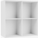 Montana Furniture Show New White Book Shelf 69.6cm