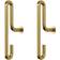 Moebe Wall Small Matte Gold Coat Hook