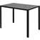 vidaXL 7-piece White/Black Dining Set 60x120cm 7pcs