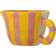 Bloomingville Nini Pink Yellow Coffee Cup, Tea Cup 10cl
