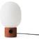 Audo Copenhagen JWDA Red Travertine Bronzeret Messing Bordlampe