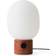 Audo Copenhagen JWDA Red Travertine Bronzeret Messing Bordlampe