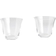 Hay Curve Tumbler Glass Set of 2 Small H8 x D9 x W9 cm Tumblerglas 25cl 2stk