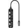 Deltaco Transparent USB-A Hub 5 Gbps 4x UH-736