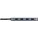 Deltaco Transparent USB-A Hub 5 Gbps 4x UH-736