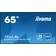 Iiyama ProLite LH6541UHS-B1AG 65 Inch LCD Display