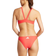 adidas 3-Stripes V-Back Bikini - Semi Lucid Red/White