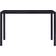vidaXL 7-piece Burgundy/Black Dining Set 60x120cm 7pcs